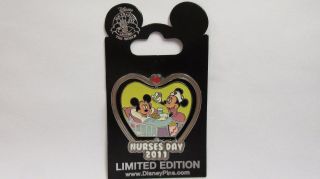 Disney Nurses Day 2011 Pin Mickey & Minnie (spinner) Donald & Daisy - Le 1500