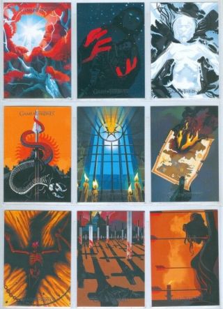 " Complete Death Poster Art Set Bd21 - Bd40 " Game Of Thrones Season 5