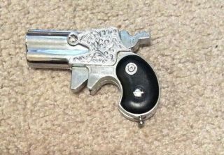 Vintage Lighter - " Modern Angel Mascot " Pat.  73089 - Derringer Pistol Shaped
