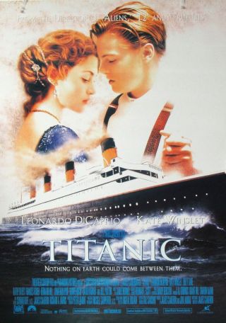 1997 " Titanic " Movie One - Sheet Poster - - Nautiques Ships Worldwide