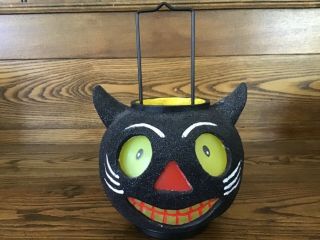Cat Halloween Tealight Candle Holder Black Cat Illuminations Displayed Only