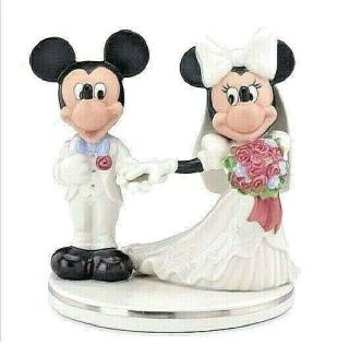 Lenox Disney Mickey And Minnie Mouse Wedding Cake Topper 859020