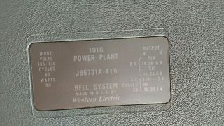 Vintage Western Electric 101G Power Plant 7