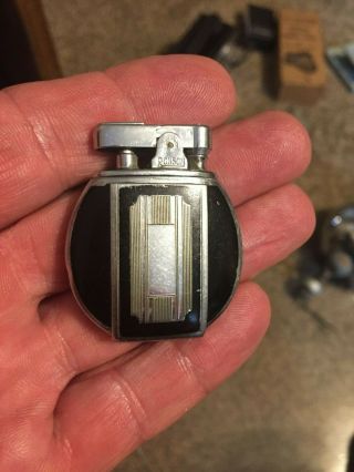 Vintage Art Deco Ronson Rondette Pocket Lighter