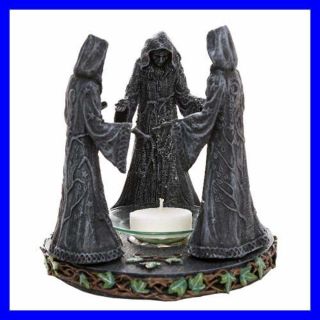Exclusive Triple Goddess Maiden Expectant Mother & Crone Pagan Decorative Candle