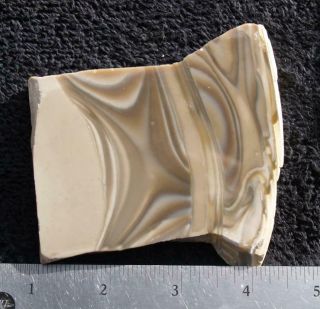 Polished rock slab POLISH FLINT - great specimen 2