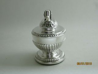 Vintage Ronson Queen Anne Silver Plated Table Lighter 4