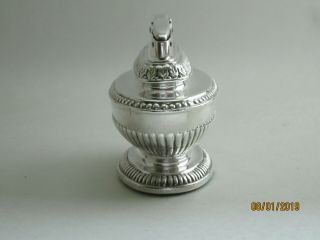 Vintage Ronson Queen Anne Silver Plated Table Lighter 5