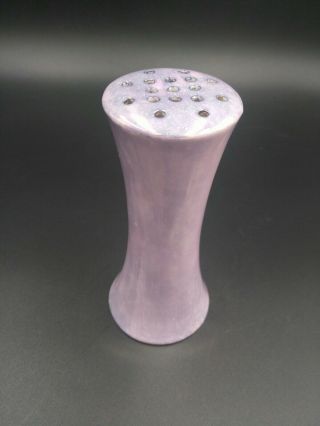 Vtg Favorite Bavaria Porcelain Hand Painted Guilded Top Hat Pin Holder Purple