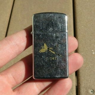 Vintage Zippo Usaf Us Air Force C - 141 Cargo Airplane Aircraft