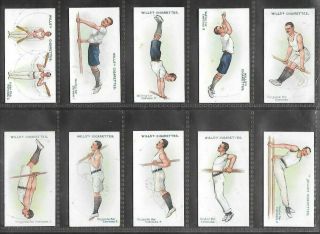 WILLS 1914 INTERESTING (EXERCISE) FULL 50 CARD SET  PHYSICAL CULTURE 4