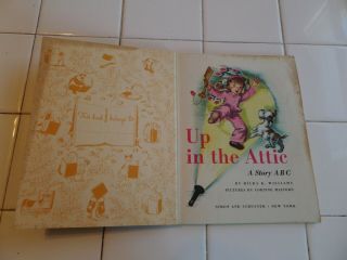 Up In the Attic,  A Little Golden Book,  1948 (A ED;VINTAGE BROWN BINDING) 3