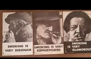 3 Smoking Is Very Glamorous - American Cancer Society - Vintage Poster 11x 16