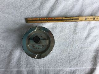 Vintage Metal Push Down Spinning Ashtray Collectible