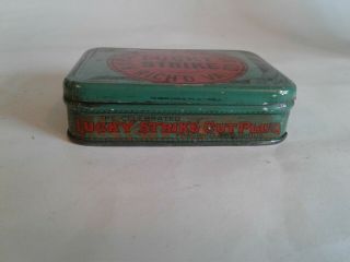 Vintage R.  PATTERSON TOBACCO CO.  LUCKY STRIKE CUT PLUG empty tin can - Richmond,  VA 5