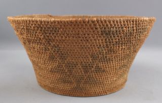 Antique Western Early 20thC California Mission Indian Basket,  NR 4