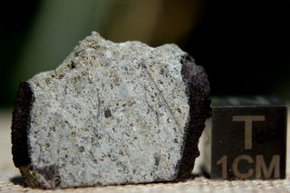 Vinales Meteorite 3.  5 gram part slice from Cuba L6 Chondrite Shock level 3 2