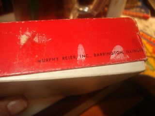 Vintage Cigarette Lighter Air Flam Windproof Lighter Box Murphy Reier 1950 ' s 5