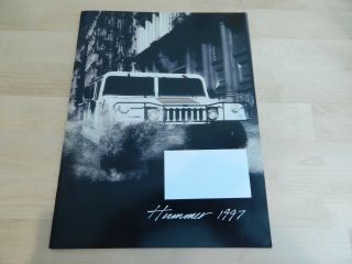 1997 Hummer Humvee H1 Hard Top Open Top Wagon Brochure