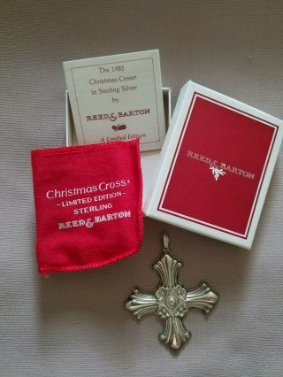 Reed & Barton 1985 Sterling Silver Christmas Cross
