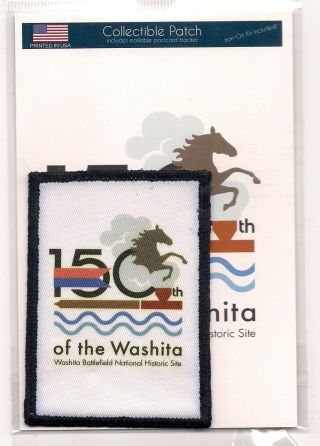 Washita Battlefield National Historic Site 150 Souvenir Oklahoma Patch Postcard