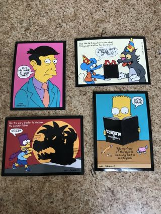The Simpson’s Skybox 1994 Disappearing Ink Limited Edition Cards