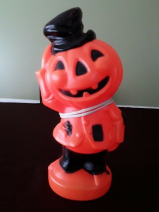 Vintage Empire Halloween Jack O Lantern Pumpkin Man Blow Mold
