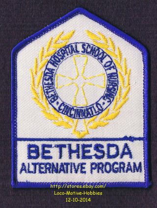 Lmh Patch Badge Bethesda Hospital Alternative Program School Nursing Cincinnati