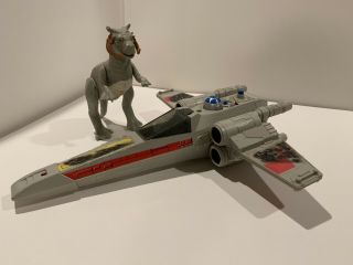 Star Wars Vintage 1982 Battle X - Wing Fighter And Tonton - Kenner