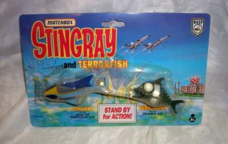 Stingray Terrorfish Die Cast Moc 1992 Gerry Anderson Thunderbirds Capt Scarlett