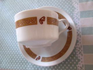 Rare Air Zealand Cup & Saucer By Noritake - Total Of 8 Items