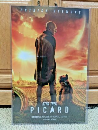 Sdcc 2019 Star Trek Picard 11 " X 17 " Poster - Limited Edition Cbs All Access