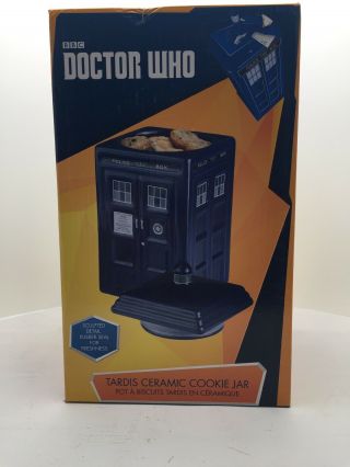 Doctor Who Tardis Ceramic Cookie Jar