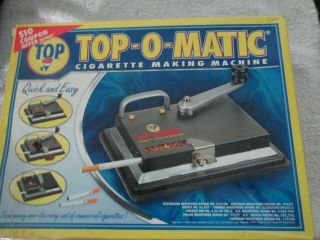 Top - O - Matic Cigarette Rolling Machine,  W/ Paperwork.