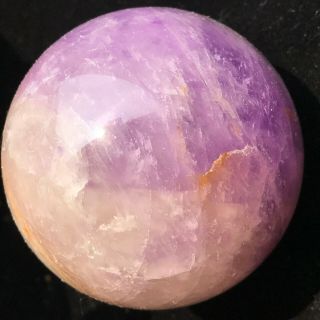Natural Dream Purple Crystal Ball Reiki Healing Collectible 323g B207