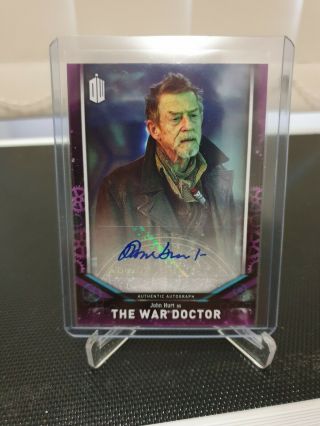 2018 Topps Dr Who Signature Series John Hurt As The War Doctor Dwa - Jh