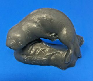 Mold A Rama Otter Lowry Park Zoo Tampa Fla In Translucent Grey (m1)
