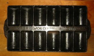 Rare Vintage Griswold Cornbread Pan Cast Iron 11 No 11 Erie Pa 950 Muffin