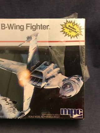 1983 Vintage Star Wars Return of the Jedi B - Wing Fighter MPC Model Kit NIP NIB 3