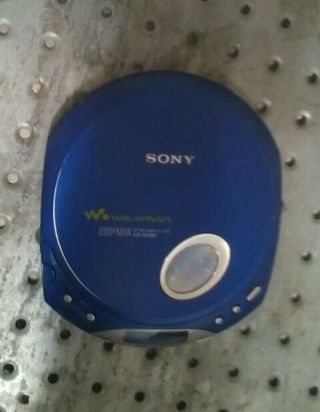 Sony Walkman Cd Walkman D - E350 Portable Cd Player Blue