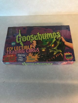 1996 Topps Goosebumps Trading Cards W/ 36 Packs