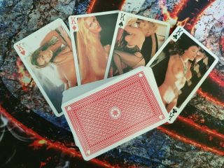 Vintage Beatiful Playing Cards Whit The Girls Strip Poker