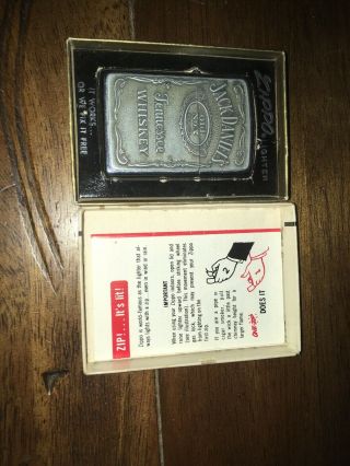 Vintage Zippo Lighters Jack Daniels Old No.  7