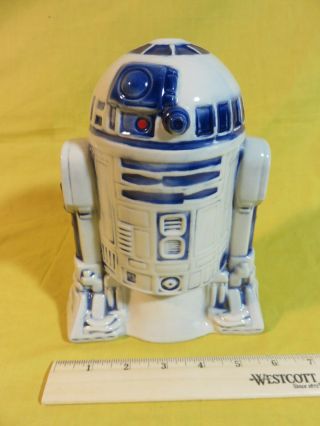 R2d2 " Junior " …only 8 Inches Tall…ceramic Piggy Bank,  Vintage From 1977 Star Wars