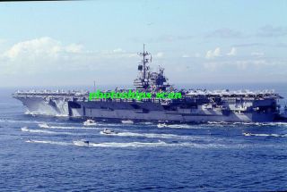 1 Slide Of Us Navy Forrestal - Class Aircraft Carrier Independence (cv - 62)
