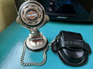 Harley Davidson Franklin Heritage Softail Collector Pocket Watch Near