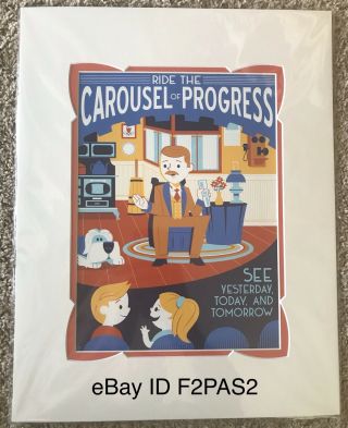 Epcot 2019 Festival Of The Arts Disney Carousel Of Progress Print David Perillo