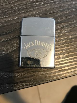 Jack Daniels Zippo Lighter (needs To Be Refilled But Still Sparks)