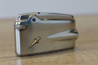 Vintage  Ronson  Varaflame Silver Tone Lighter Made In England (serviced)