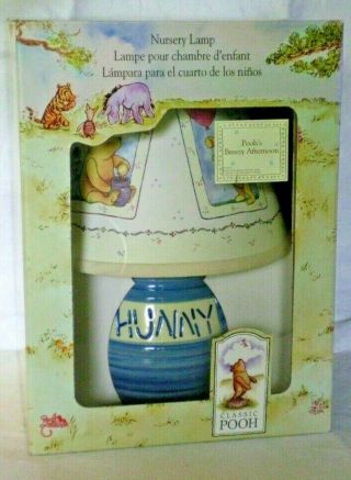 Classic Winnie The Pooh Nursery Honey Hunny Pot Lamp Pooh 